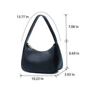 CYHTWSDJ Cute Hobo Tote Handbag Mini Clutch Purse, Zipper Closure - Dark Blue - Like New