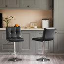 Yapamar Counter Height Barstools with Square Seat - B0FHWQR4NZ - Black - Brand New
