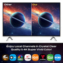 URIIU 2025 TV ANTENNA INDOOR 1000+ MILES LONG RANGE ANTENNA TV001 - BLACK - Like New