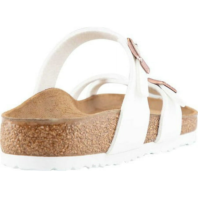 BIRKENSTOCK UNISEX OPEN-BACK MAYARI V BLACK BB R - SIZE: MEN 6 WOMEN 8 - WHITE - Like New