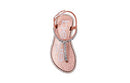 Bebe Girls Toddler Baby Little Kid PCU Rhinestone T-Strap Slide Sandal 7-8 - Brand New
