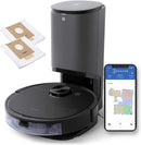 ECOVACS N8+ VACUUM & MOP ROBOT ADVANCED LASER MAPPING AUTO-EMPTY STATION BLACK - Like New
