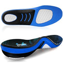 FEELLIFE PLANTAR FASCIITIS RELIEF SHOE INSOLES [1-PAIR] WOMEN SIZE XS BLUE/BLACK - Like New