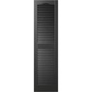 Ekena Millwork Lifetime Vinyl LL1S14X03600BL Standard Cathedral Louver - Black - Brand New