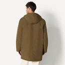 AEMN16508F25 Amazon Essentials Modern Oversized Military Parka Men L Dark Brown - Brand New