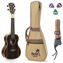 Hola! Music HM-127EB+ Deluxe Tenor Ukulele Bundle with Aquila Strings - Like New