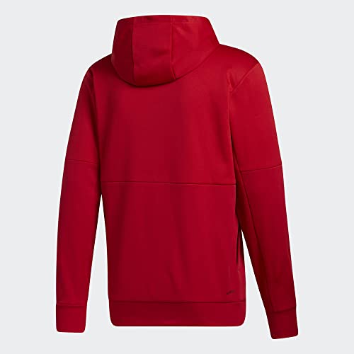 FQ0156 adidas Mens Team Issue Pullover Hoodie Red/White XL - Scratch & Dent