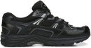 VIONIC MEN'S LEATHER TEXTILE FASHION TRAINERS WIDE WIDTH - SIZE: MEN 10W - BLACK - Like New