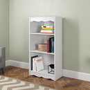 CorLiving Hawthorne White Engineered Wood 3 Shelf Bookcase 2 Adjustable Shelves - Brand New
