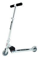 RAZOR A KICK SCOOTER FOR KIDS LIGHTWEIGHT FOLDABLE ALUMINUM FRAME - CLEAR/BLACK - Like New