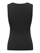 GUBERRY Women's Deep V Neck Sleeveless Unique Cross Wrap Sexy Slim Fit Tops - Brand New