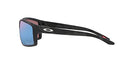 OAKLEY MEN'S GIBSTON SQUARE SUNGLASSES - BLACK-CAMO SILVER DEEP-WATER/LIGHT BLUE - Like New