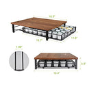 SUVOIT Coffee Pod Drawer For Counter 40 Capacity Coffee Pods Holder - BLACK - Brand New