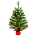 MANLATINI PRE-LIT 2FT SMALL CHRISTMAS TABLETOP XMAS TREE MNLT-XMAS-2025-7 GREEN - Like New