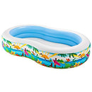 56490E Swim Center Pool Paradise Lagoon 103"x63x18" B07GX2MLN8 -Blue - Like New