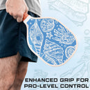 NIUPIPO OCEAN FOSSIL LINE PICKLEBALL PADDLES SET OF 2 - OCEAN FOSSIL LINE - Like New