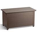 TECSPACE 55 Gallon Aluminum Deck Box IP65 Waterproof Level GBWS02A (Black) - Brand New
