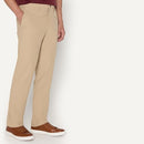 AEMN29830M25 AMAZON ESSENTIALS Men's Classic Fit Travel Stretch Pant Tan 34x32 - Brand New