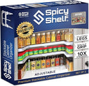 Spicy Shelf Premium Expandable 2-Tier Spice Rack Organizer USO2.0 - White - Like New