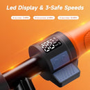 ESCOONE ELECTRIC SCOOTER FOR KIDS 6-12 150W MOTOR SIMPLE 2 SPEEDS K2PRO - ORANGE - Like New