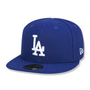 NEW ERA 59FIFTY LOS ANGELES DODGERS MLB 2017 FIELD GAME SIZE: 7 1/8 - BLUE - Like New