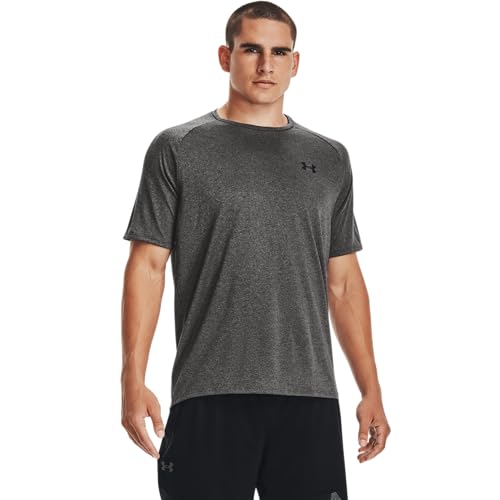 UNDER ARMOR UNDER ARMOUR MEN'S TECH 2.0 S/S T-SHIRT M CARBON HEATHER - Brand New