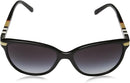 BURBERRY 4216 SUNGLASSES 30018G - FRAME BLACK/GOLD/WHITE/TAN/RED - Like New