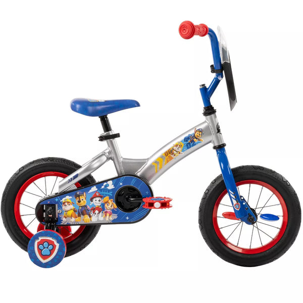HUFFY PAW PATROL KIDS' BIKE - 12" WHEELS - LED LIGHTS - BLUE - Like New
