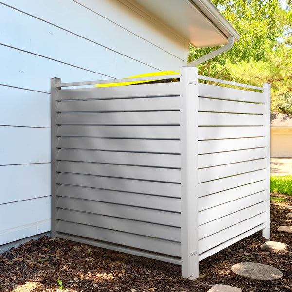 Elevens 48" W X 48" H Outdoor Privacy Fence Panels for Air Conditioner/Trash Can - Like New