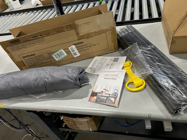 TODALE LARGE GRAY BABY PLAYPEN 50X50 - GRAY - Like New