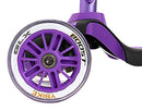 YBIKE GLX BOOST SCOOTER, ADJUSTABLE STEERING, HANDLEBAR HEIGHT - PURPLE - Like New
