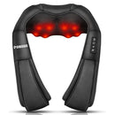 PONGUI NECK MASSAGER SHIATSU BACK NECK MASSAGER HEAT ELECTRIC SHOULDER - BLACK - Like New