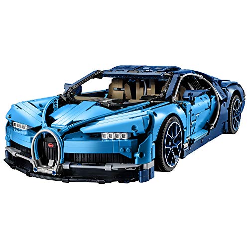 LEGO TECHNIC BUGATTI CHIRON 42083 RACE CAR BUILDING KIT 3599 PIECES - BLUE - Brand New
