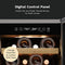 HOMELABS 25 BOTTLES HIGH-END WINE COOLER STANDALONE DUAL-ZONE MINI - BLACK - Like New