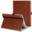 DTTO for iPad Mini 4 Case Premium Leather Folio Stand Cover Case - Brown - Like New