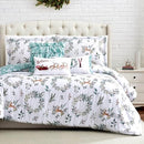 SOUTHSHORE 6-PIECE CHRISTMAS BEDDING QUEEN, 2 PILLOWS 2 SHAMS - HAPPY HOLIDAYS - Brand New