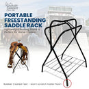 Colorado Saddlery Portable Saddle Rack Stand - Lightweight, Foldable - Brand New