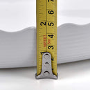 GRESPRI 17 inches White Wave Plant Saucers, 5 Packs Heavy Duty Plastic Trays - Brand New
