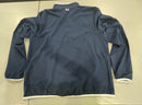 UNDER ARMOUR WATER REPELLENT SWEATSHIRT - SIZE: L - NAVY BLUE/WHITE - Like New