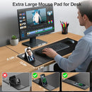 ABC.MAT WIRELESS CHARGING MOUSE PAD FOLDABLE PHONE HOLDER 20W PD ADAPTER - BLACK - Like New