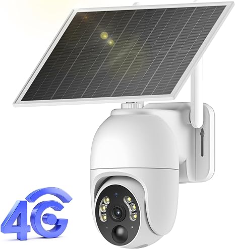 Oculview 4G LTE Security Camera No WiFi Needed Solar 2K HD - Scratch & Dent