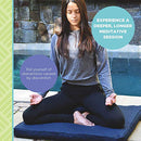 Bean Products Round Zafu & Zabuton Yoga Meditation Cushions- Hemp Blueberry - Brand New