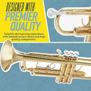 Mendini By Cecilio Bb Standard Trumpet Set for Beginners - Sky Blue - Brand New
