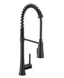 PEERLESS PRECEPT COMMERCIAL SINGLE-HANDLE PULL-DOWN SPRAYER FAUCET - MATTE BLACK - Brand New