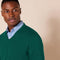 AMAZON ESSENTIALS MEN'S V-NECK PULLOVER SWEATER SIZE: MEN XL - DARK GREEN - Brand New