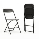 Flash Furniture Hercules Series Plastic Folding Chairs for Parties Stackable 2pk - Brand New