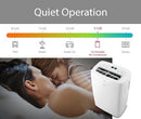 LG 6,000 BTU Portable Air Conditioner 115V Cools 250 Sq.Ft LP0621WSR - White - Like New