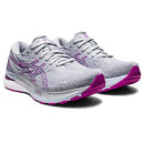 1012B272 ASICS Women's Gel-Kayano 22 Supreme, Piedmont Gray/Orchid Size 10 Like New