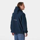 HELLY HANSEN MEN'S SANDOY RAIN JACKET - SIZE: MEN M - NAVY - Brand New