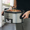 CROCK-POT 6 QUART COOK CARRY PROGRAMMABLE SLOW COOKER CPSCVC60LL-S - SILVER - Like New